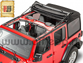 Крыша Mopar 82215146 мягкая съемная для Jeep Wrangler JL 4doors черная с тонироваными стеклами